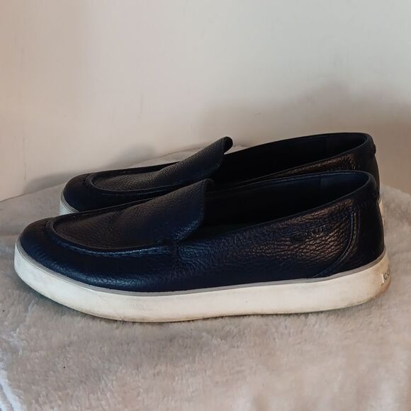 Cole Haan Nantucket 2.0 Navy Blue Leather Loafers - Picture 1 of 6
